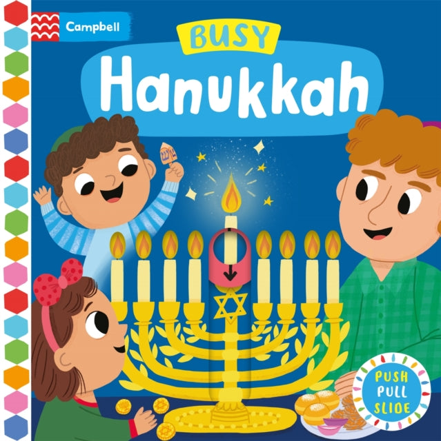 Busy Hanukkah : A Push, Pull and Slide Book-9781035055319