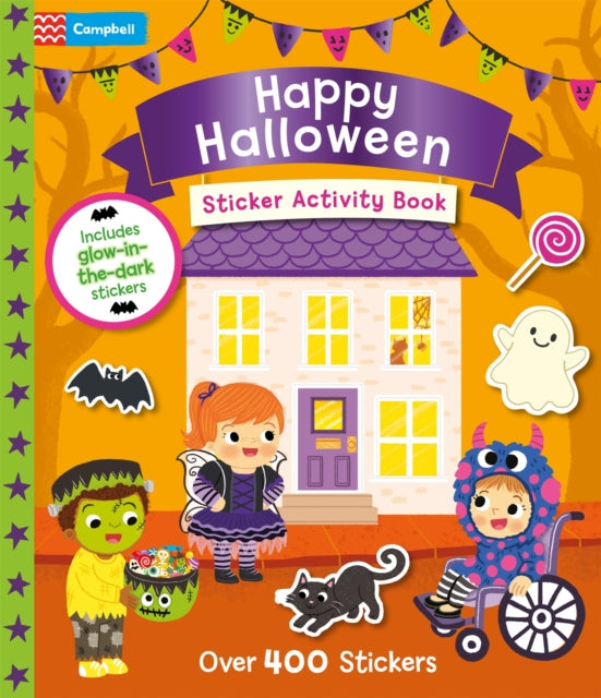 Happy Halloween Sticker Activity Book : With over 400 stickers-9781035086702