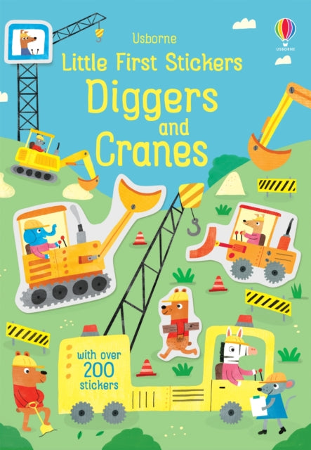 Little First Stickers Diggers and Cranes-9781474952255