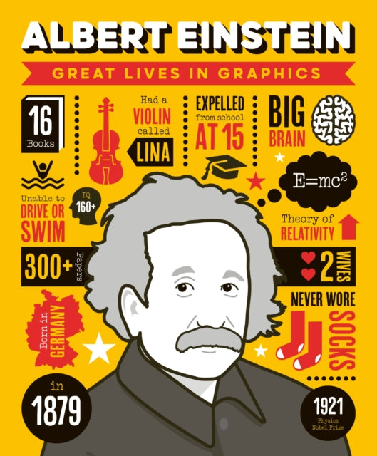 Great Lives in Graphics: Albert Einstein-9781787081215