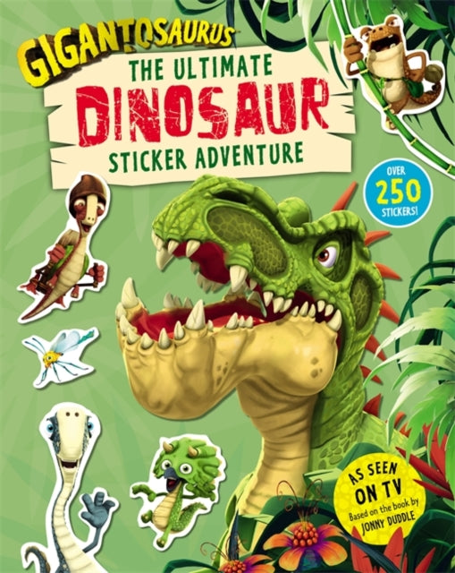 Gigantosaurus – The Ultimate Dinosaur Sticker Adventure : Packed with 200 stickers!-9781800786448