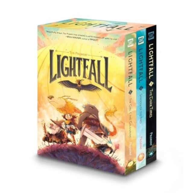 Lightfall 3-Book Box Set : A Graphic Novel Collection: Shadow of the Bird, The Dark Times, The Girl & the Galdurian-9780063432451