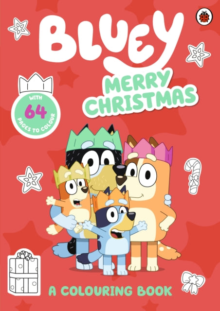 Bluey: Merry Christmas: A Colouring Book-9780241574218