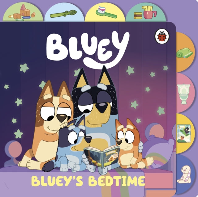 Bluey: Bluey’s Bedtime : Tabbed Board Book-9780241780190
