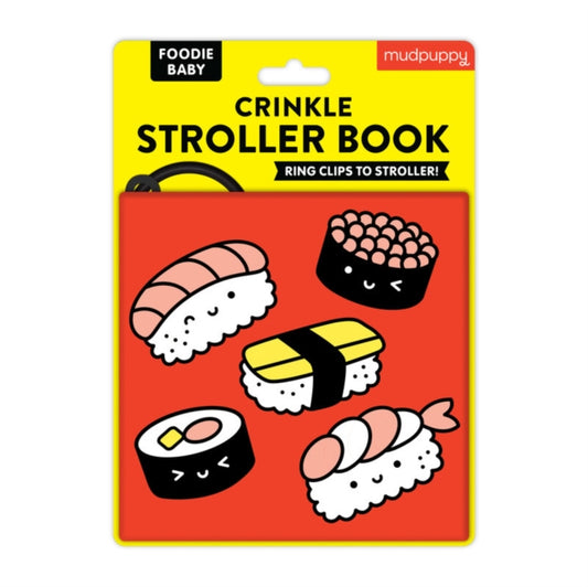 Foodie Baby Crinkle Fabric Stroller Book-9780735377424