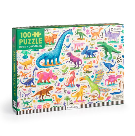 Mighty Dinosaurs 100 Piece Puzzle-9780735383906