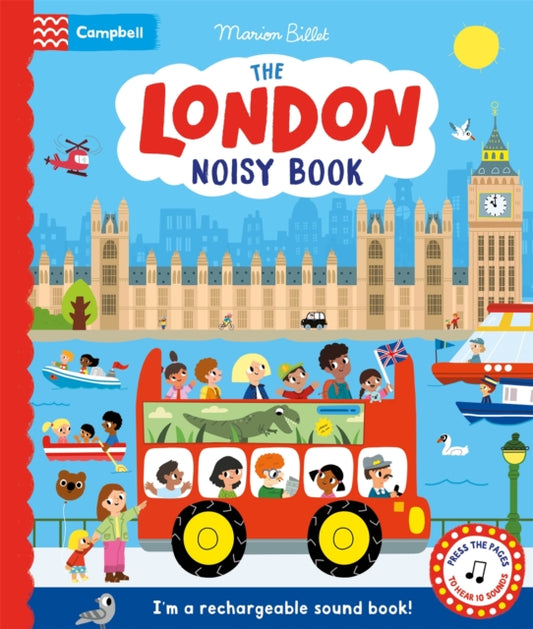 The London Noisy Book : A rechargeable press-the-page sound book-9781035055661