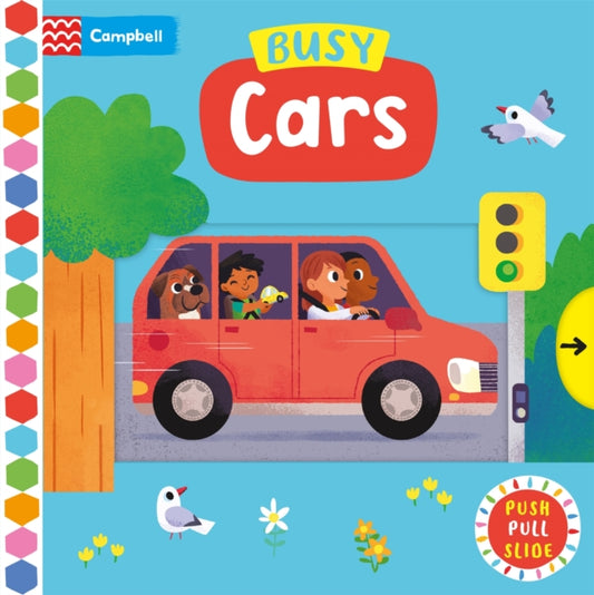 Busy Cars : A Push, Pull, Slide Book-9781035056194