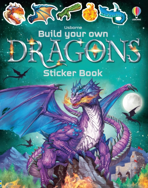 Build Your Own Dragons Sticker Book-9781474952118