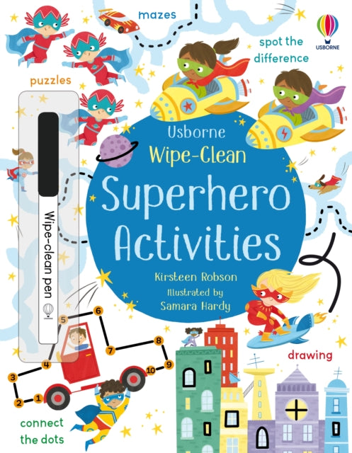 Wipe-Clean Superhero Activities-9781474986854