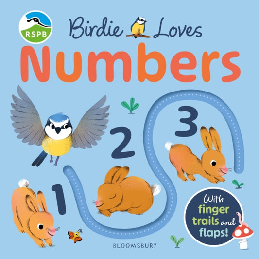 RSPB Birdie Loves Numbers : With finger trails and lift-the-flap surprises!-9781526671226