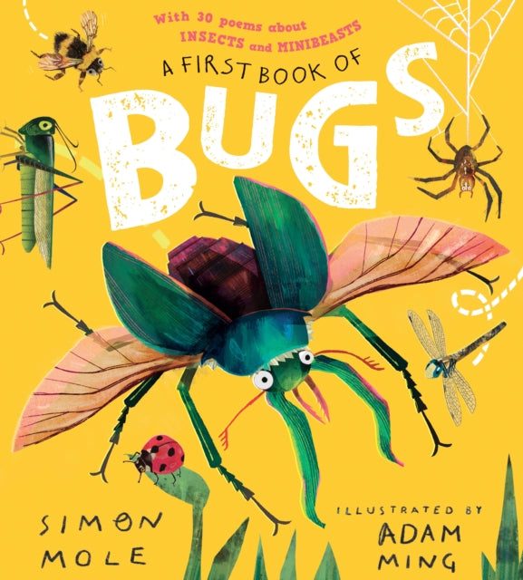 A First Book of Bugs: with 30 poems about insects and minibeasts : Find out about insects in this funny and colourful collection of over 30 poems all about bugs-9781529509120
