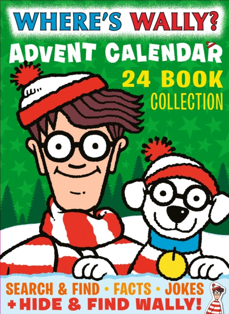 Where's Wally? Advent Calendar 24 Book Collection : Countdown to Christmas with this ultimate festive Where’s Wally? gift for kids 6 and up!-9781529531770