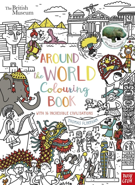 British Museum: Around the World Colouring Book-9781788000000