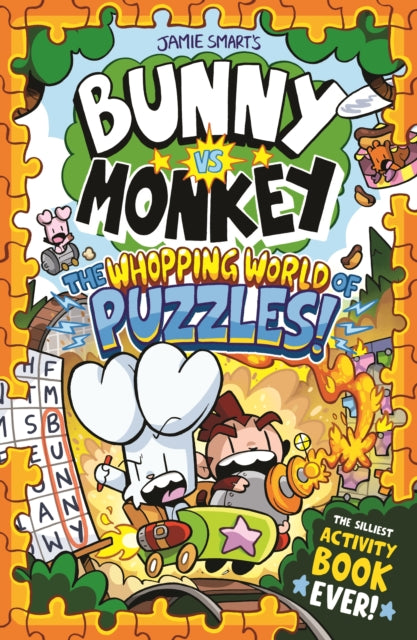 Bunny vs Monkey: The Whopping World of Puzzles (a Phoenix Comic Book, from the million-selling Jamie Smart, Illustrator of the Year)-9781788453509