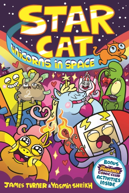 Star Cat: Unicorns in Space! (a Phoenix Comic Book)-9781788453561