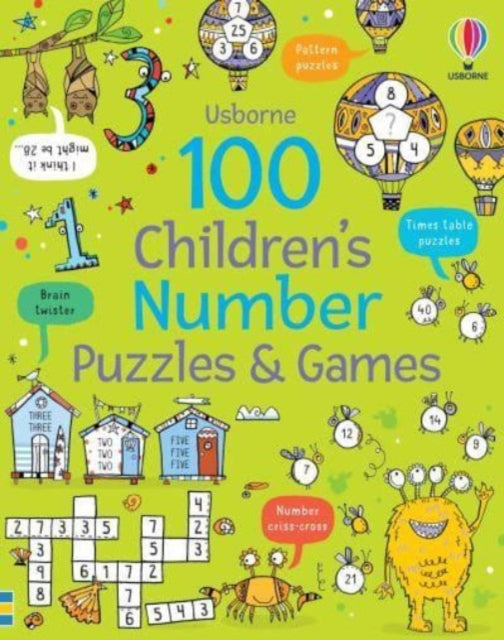100 Children's Number Puzzles and Games-9781805313069