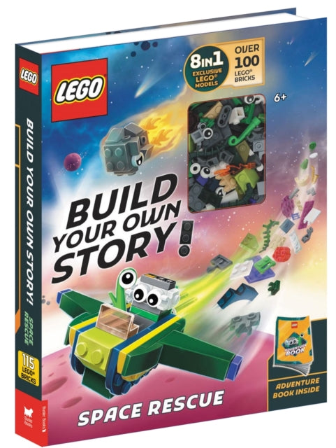 LEGO® Books: Build Your Own Story: Space Rescue (with over 100 LEGO bricks and exclusive models to build)-9781837250165