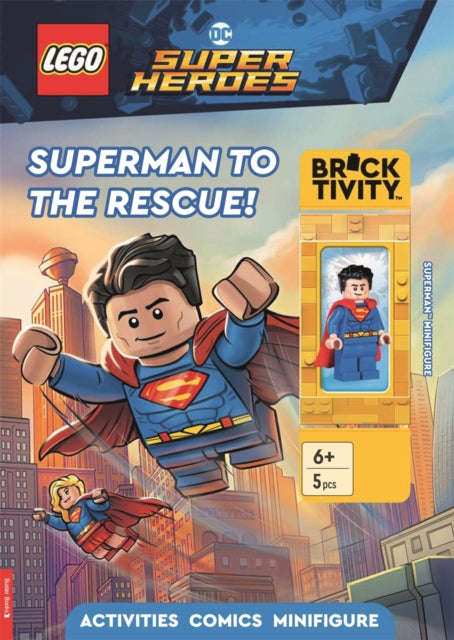 LEGO® DC Super Heroes: Superman to the Rescue Activity Book (with Superman™ minifigure)-9781837250936