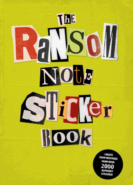 The Ransom Note Sticker Book-9781837760398