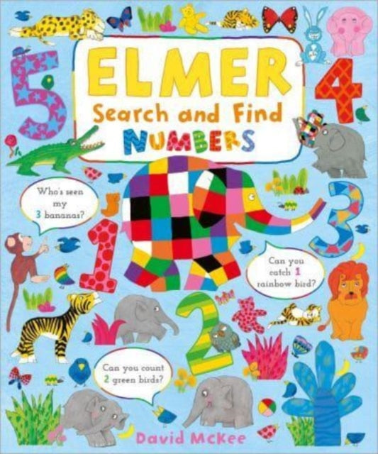 Elmer Search and Find Numbers-9781839131653